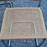 Set of 4 chairs cesca B32 Marcel Breuer Italian edition 1970