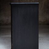 Blackened wood jam maker sideboard 19th Parisian style