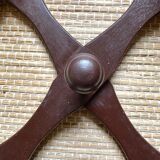 Extendable vintage wall coat rack