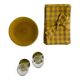 Bistro napkin, ocher tiles