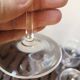 Six Daum France crystal wine glasses