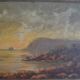 Old seaside painting HSP marine painting signed A. Raynal