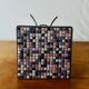 Bolster - small vintage side table in mosaic tiles