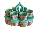 6 egg cups in their Missy Annecy holder