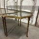 Table basse tripartite en bronze circa 1950-70