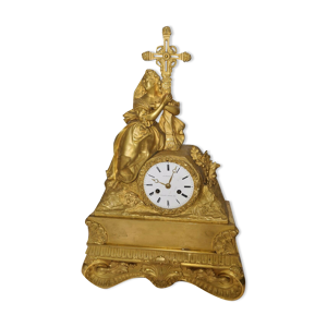 Pendule en bronze 19 ème S.Devaulx