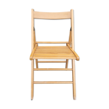 Folding chair blond wood, vintage