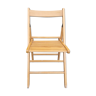 Folding chair blond wood, vintage