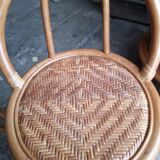 Rattan bar with two stools