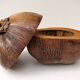 Empty vintage pocket - natural coconut