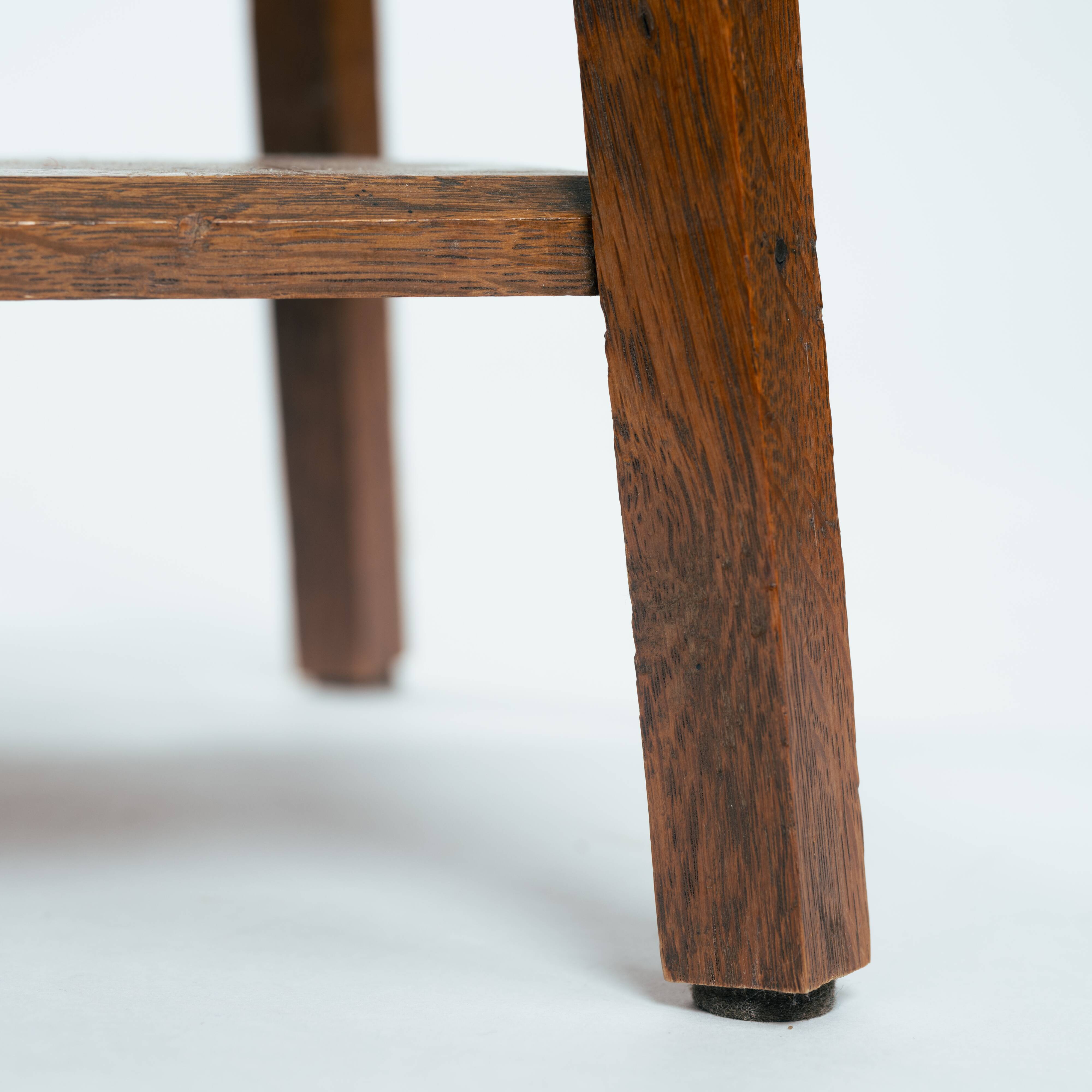 Plant Stand in Oak Art Nouveau, Complex Woodwork, 1920s