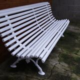 Garden slat bench