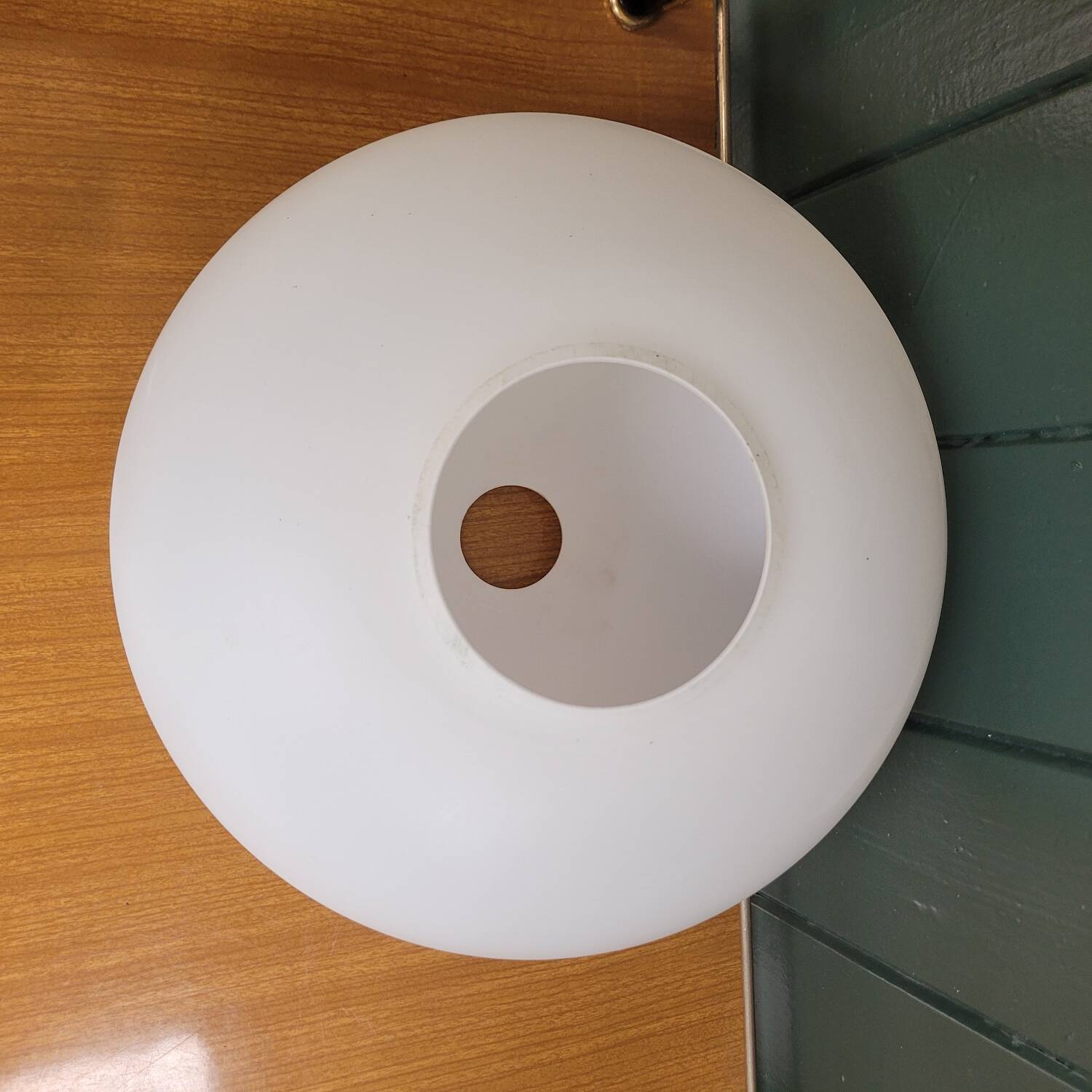 Pebble Lampshade in Satin Opaline, Circa 1960