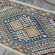 Handmade margoum rug in natural wool