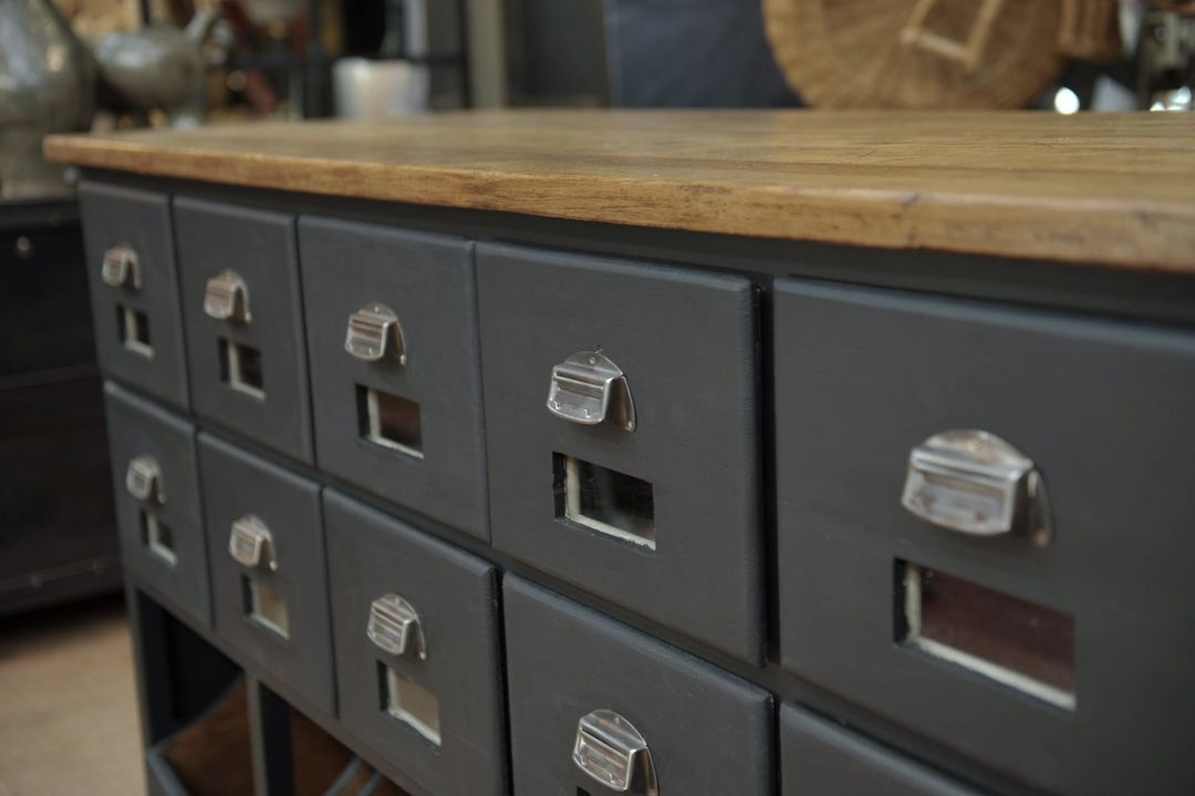 Commercial furniture in fir with drawers 1930