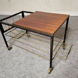 Vinyl door, vintage magazines