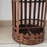 Wicker bar basket