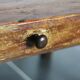 Rustic farm house table with one drawer 1930