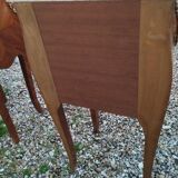 Pair of Louis XV style bedside tables with marble top