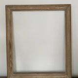 Old patinated / limed wood frame 89x76 cm