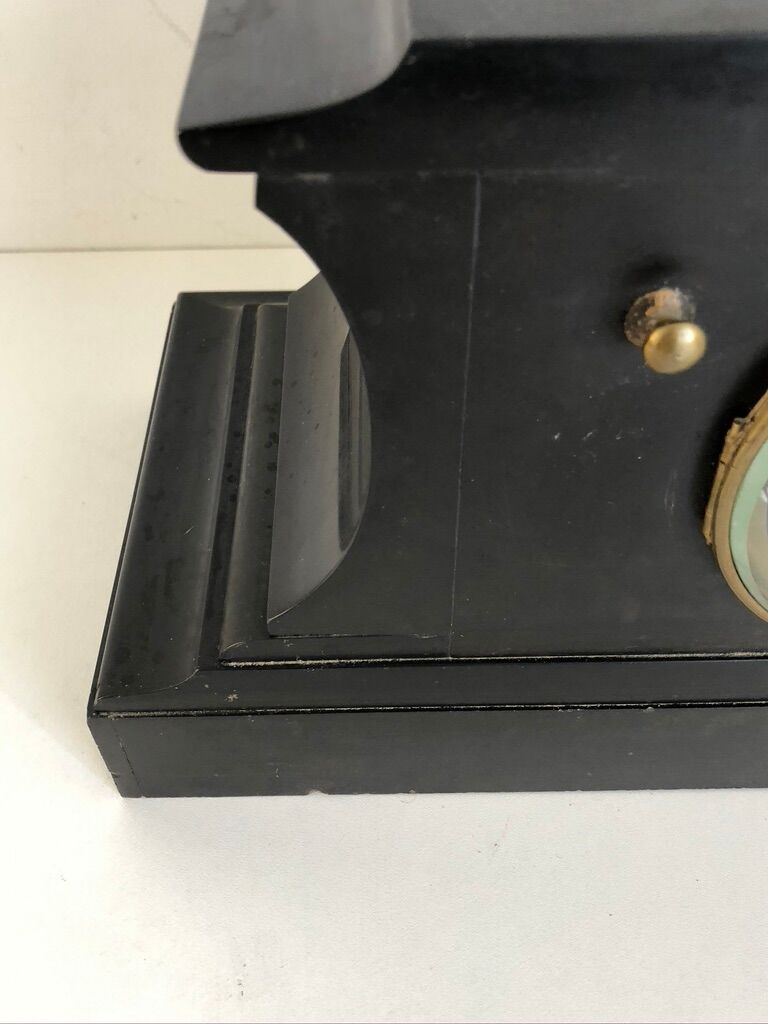 Black marble fireplace pendulum