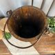 Old bucket in wood & metal 19th century