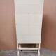 Vintage storage unit, 8 lockers, industrial design in metal