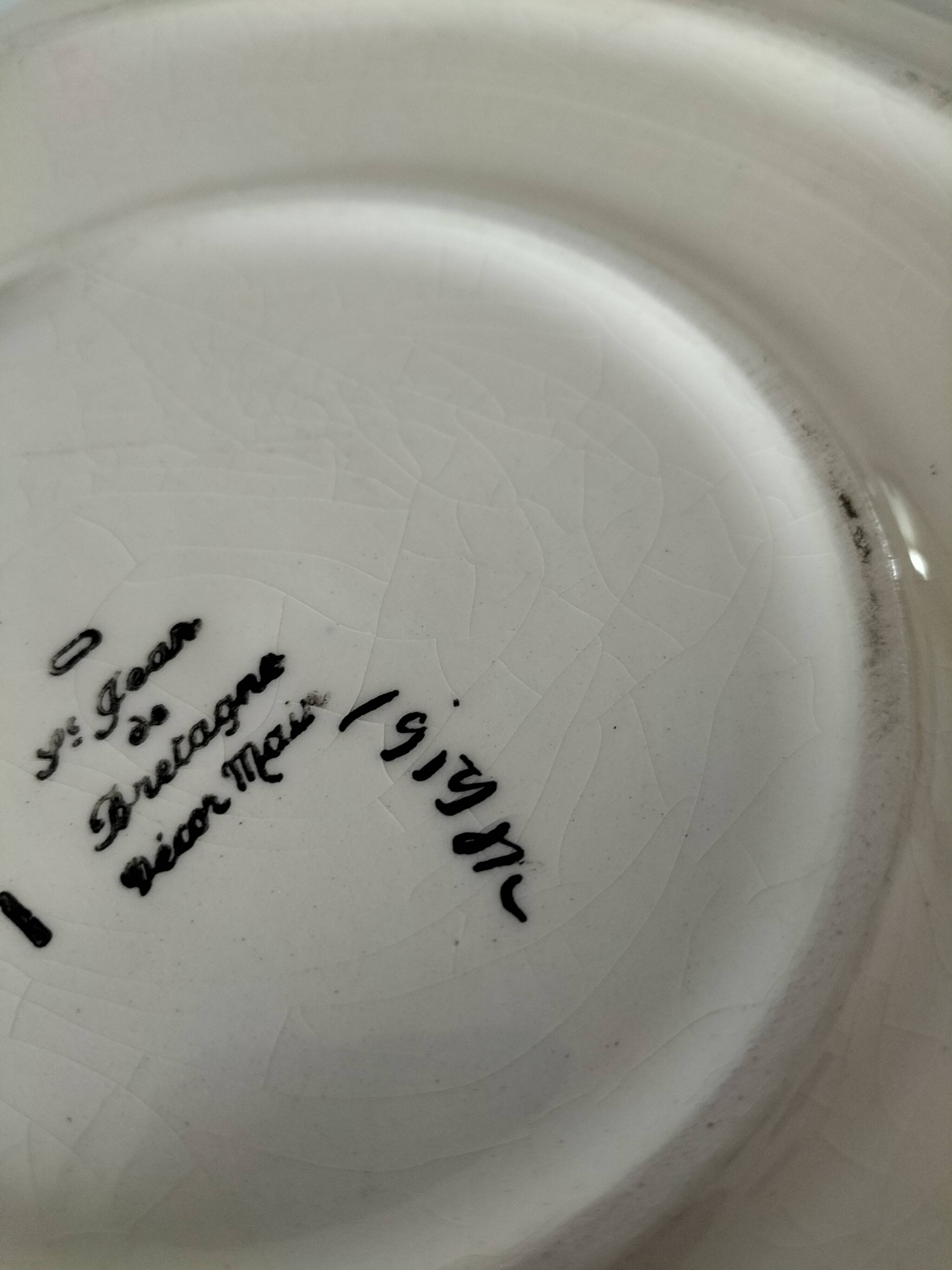 Saint John of Brittany plate