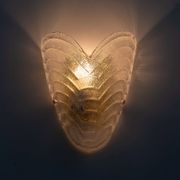 Pair of Murano glass wall lamps, 1960s vintage