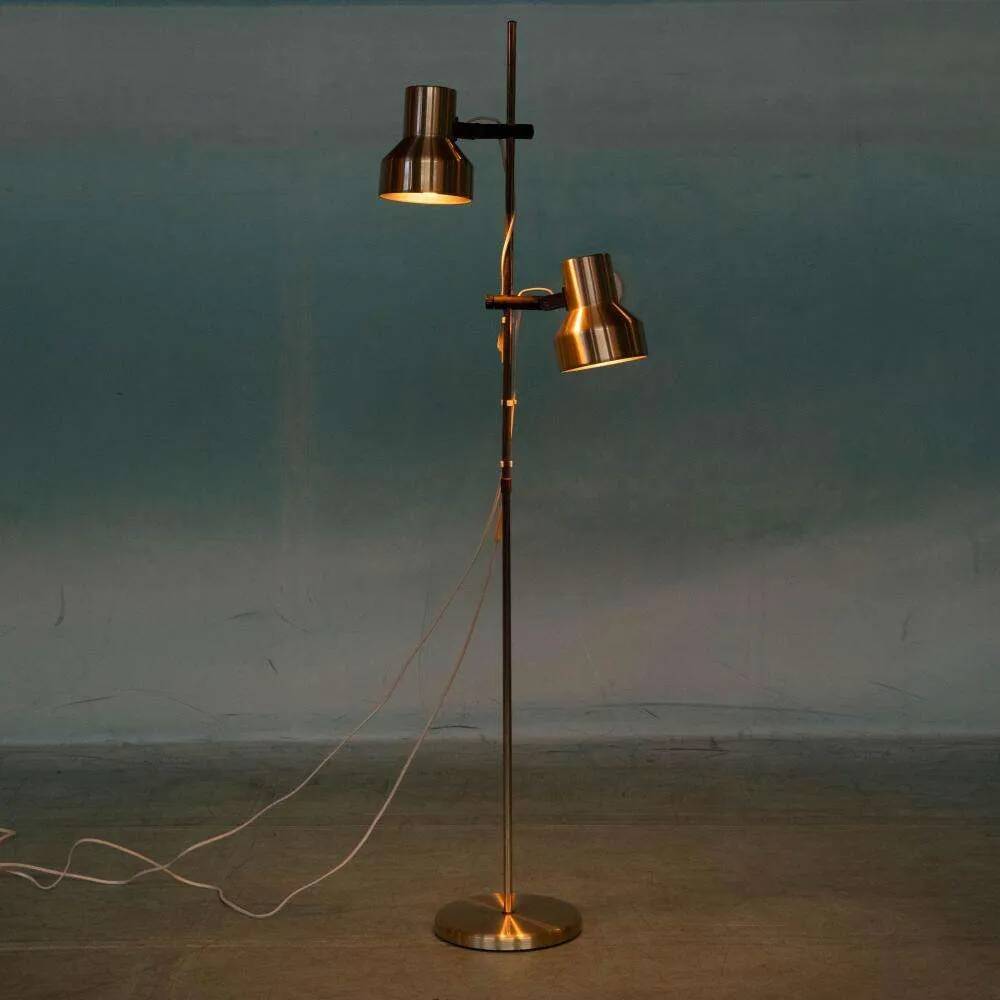 Scandinavian floor lamp Belid with adjustable spots from the 1960s.