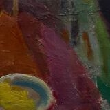 Painting of a child playing in summer, 20th century