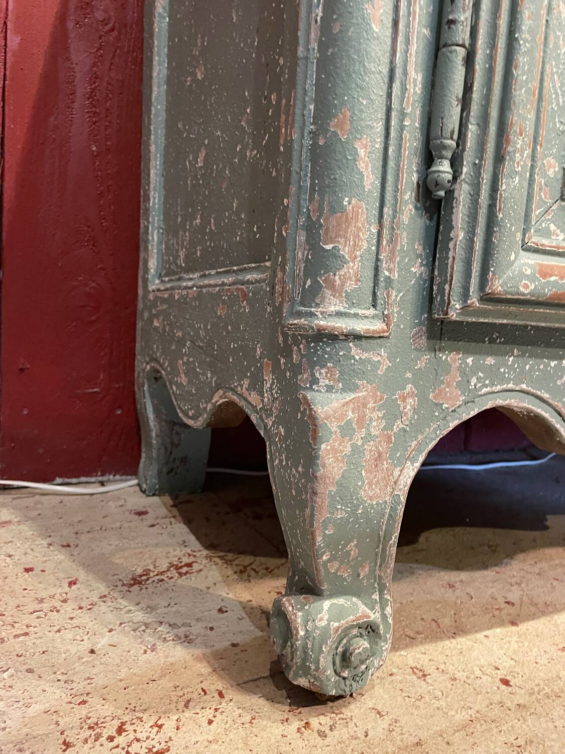 Eighteenth-century walnut sideboard.