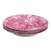 Assiettes à motif fleurs