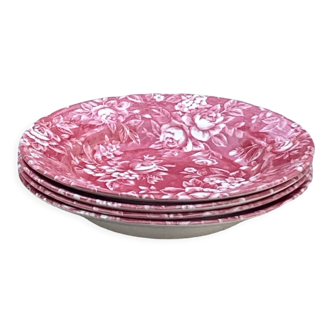 Flower patterned plates