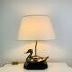 Lampe canard en laiton vintage