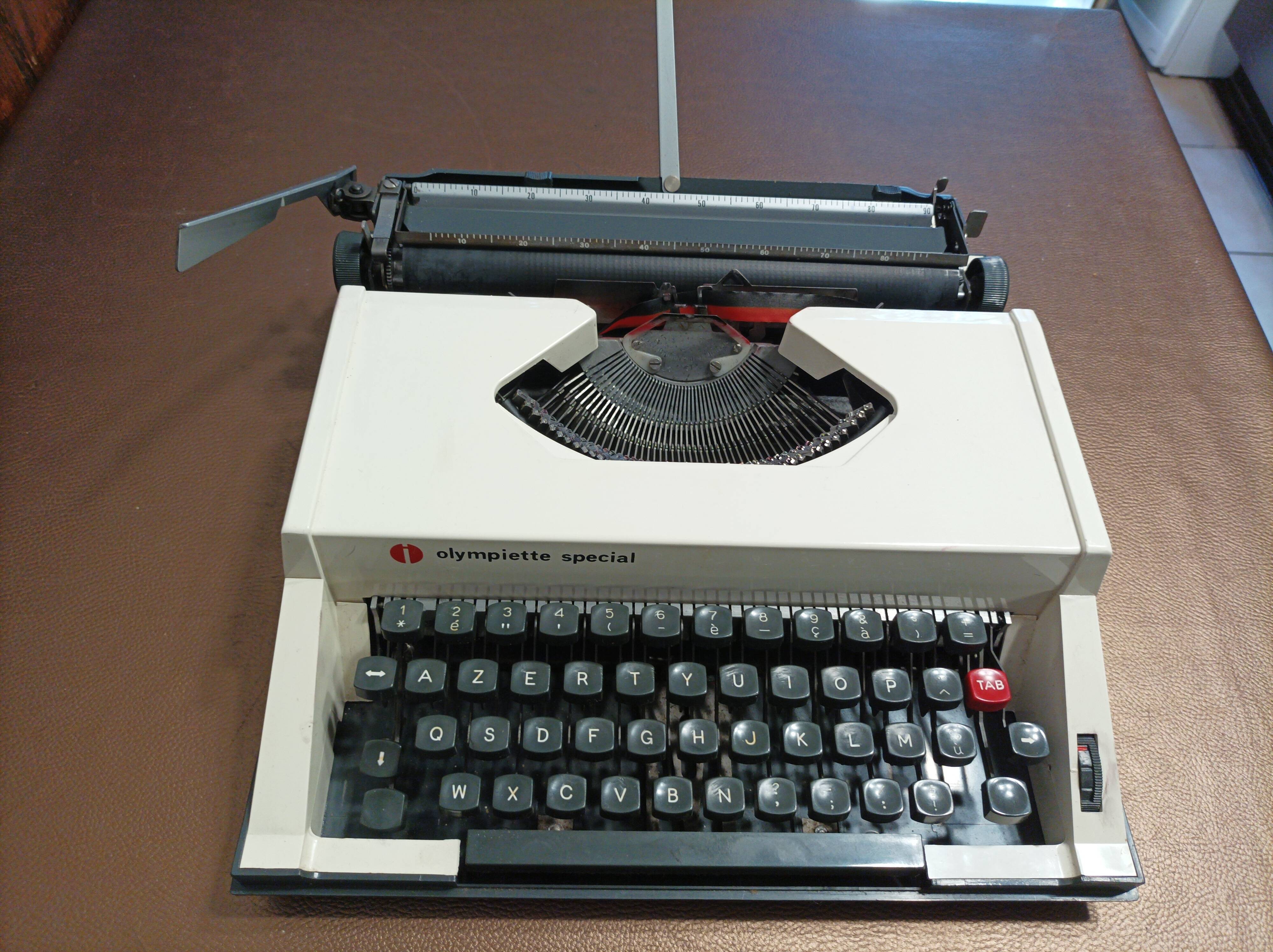 Special Olympiatte typewriter