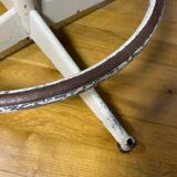 Adjustable workshop stool, vintage industrial stool