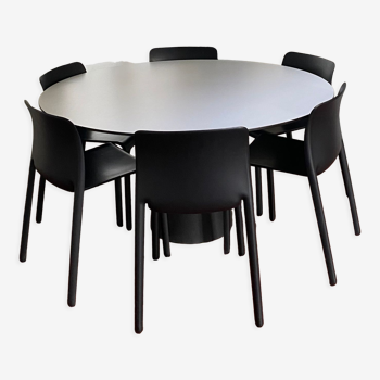 Table Marcel Wanders Moooi avec chaises First Magis