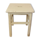 White wooden stool