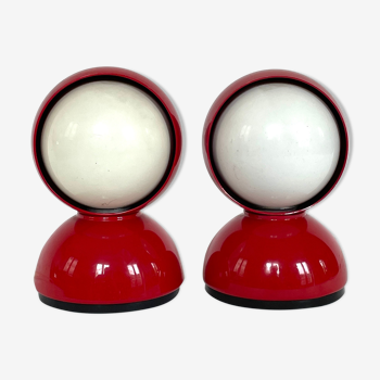Pair of Eclisse lamps by Vico Magistretti for Artemide, 1970