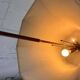 Vintage stand lamp / floor lamp with teak base