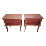 Pair of vintage bedside tables