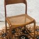 Vintage sleigh chair baumann sitting cannage