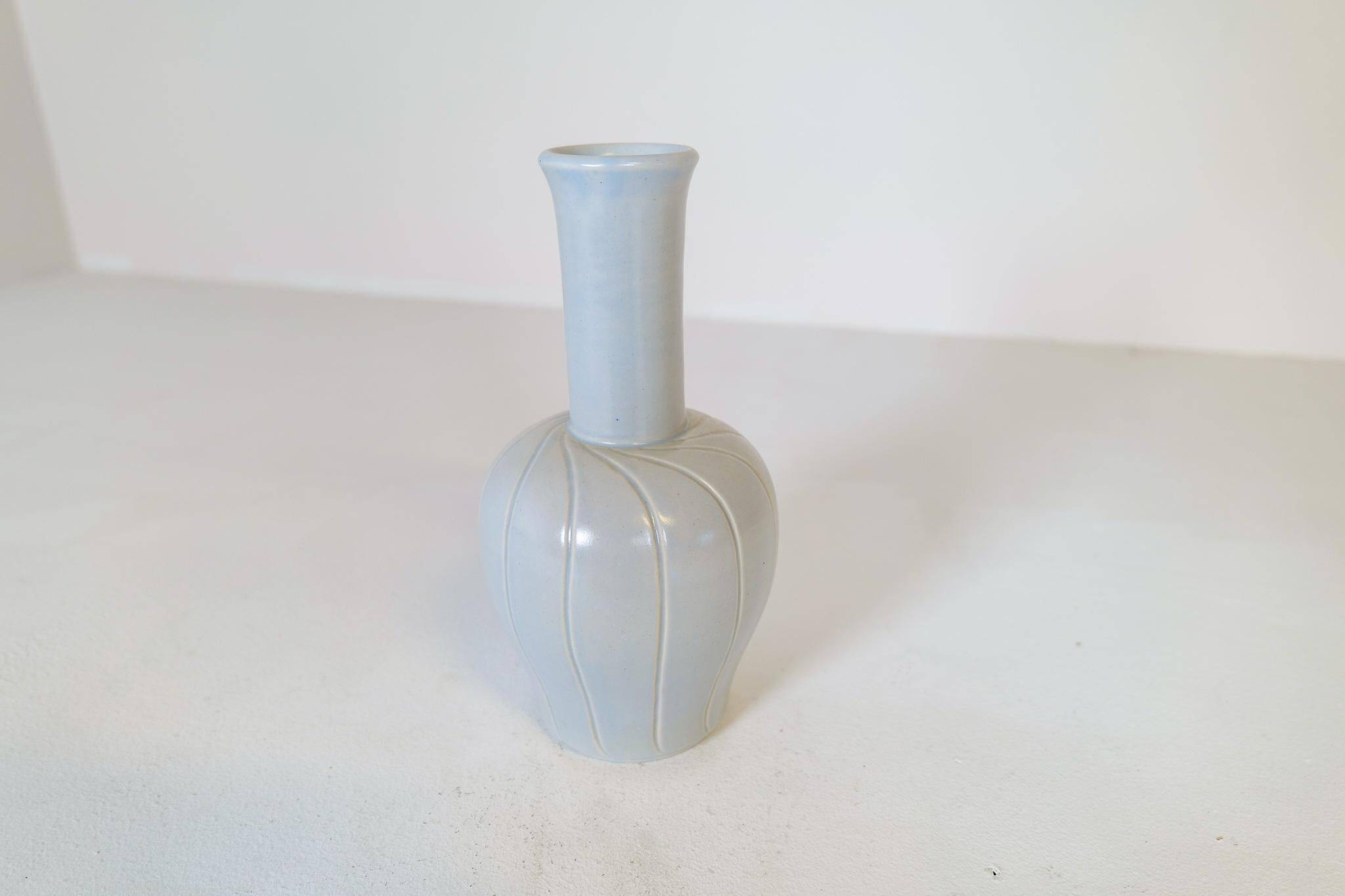 Art Deco ceramic vase Bo Fajans Ewald Dahlskog, Sweden, 1937