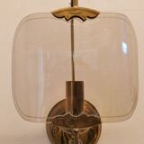 Pair of brass wall lights