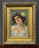 Portrait of a young woman. Signed Nevelli.