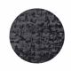 Istos dark gray round rug best price