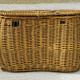 Panier vintage en rotin pour velo