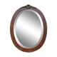 Miroir ovale biseauté Art déco