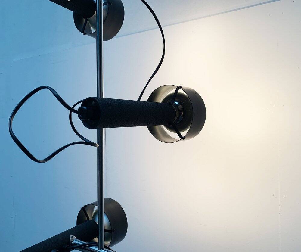 Mid-century minimalist floor lamp by Edi Franz for Swisslamps International.